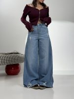 شلوار جین شافل کد 102050