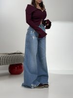 شلوار جین شافل کد 102050 - Image 4