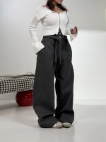 شلوار فوتر کمربند دار کد 102062 - Image 8