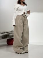 شلوار فوتر کمربند دار کد 102062 - Image 3