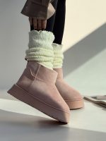 نیم بوت خزدار کد 141102 - Image 25