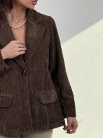 کت مخمل کبریتی کد 120392 - Image 8