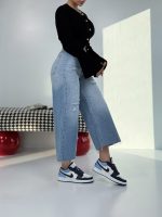 شلوار جین WIDE CROP کد 102098 - Image 2