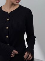 بلوز بافت آستین کش کد 200839 - Image 12