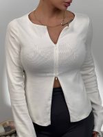 بلوز زیپ وسط کد 180556 - Image 10