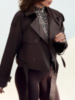 ترنچ کت کمربنددار کد 200988 - Image 7