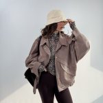 کت جیر دکمه پانچی کد 120370