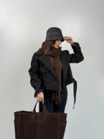 ترنچ کت کمربنددار کد 200988 - Image 17