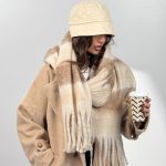 شال موهر راه راه کد 310686