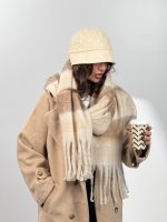 شال موهر راه راه کد 310686