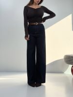 شلوار جین کمربنددار کد 102093 - Image 3