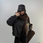 کت چرم زیپ دار کد 120393