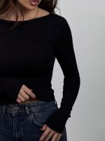 بلوز یقه قایقی کد 180565 - Image 6