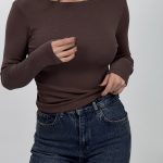 بلوز یقه قایقی کد 180565