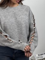 بافت آستین دکمه فلزی کد 201000 - Image 4