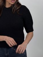 بلوز بافت آستین کوتاه کد 180566 - Image 8