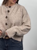 ژاکت بافتنی چاک دار کد 200996 - Image 3