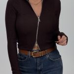 بلوز برش دار کد 180569