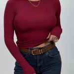 بلوز آستین بلند یقه BAS کد 180564