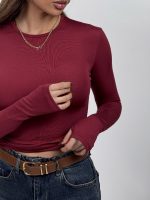 بلوز آستین بلند یقه BAS کد 180564 - Image 2