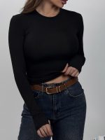 بلوز آستین بلند یقه BAS کد 180564 - Image 5