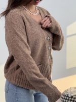 ژاکت دکمه مرواریدی کد 200998 - Image 3