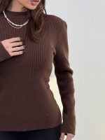 بلوز بافت چاک دار کد 180570 - Image 8