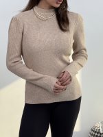 بلوز بافت چاک دار کد 180570 - Image 2