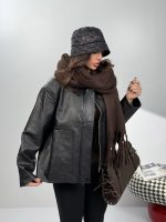 کت چرم LEATHER SHIRT کد 120396