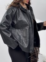 کت چرم LEATHER SHIRT کد 120396 - Image 2