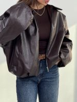 کت چرم آرتمیس کد 120398 - Image 14