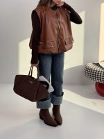 وست چرم جیب پانچی کد 200942 - Image 5