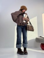 سوییشرت جیر جیب زیپ کد 201017 - Image 4