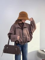 سوییشرت جیر جیب زیپ کد 201017