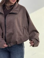 سوییشرت جیر جیب زیپ کد 201017 - Image 2