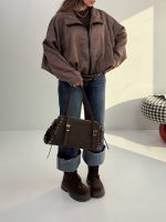 سوییشرت جیر جیب زیپ کد 201017 - Image 5