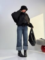 سوییشرت جیر جیب زیپ کد 201017 - Image 22