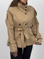 کت کتان 4 دکمه کد 200877 - Image 4