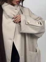 پالتو فوتر آستین دکمه کد 201003 - Image 2