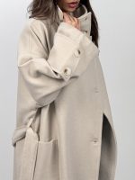 پالتو فوتر آستین دکمه کد 201003 - Image 3