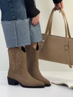 کفش سوییت پاشنه دار بغل دوخت کد 141146