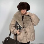 کاپشن یقه دار کد 201012