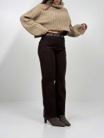 شلوار جین کمربندی راسته کد 102109 - Image 3