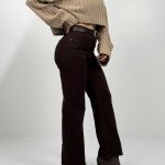 شلوار جین کمربندی راسته کد 102109