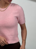 بلوز بافت آستین کوتاه کد 200843 - Image 15