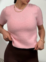 بلوز بافت آستین کوتاه کد 200843 - Image 16