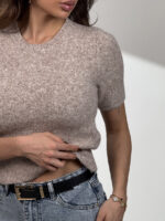 بلوز بافت آستین کوتاه کد 200843 - Image 20