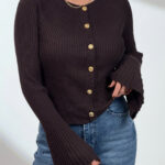 بلوز بافت آستین کش کد 200839