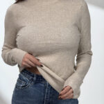 بلوز بافت RIBBED کد 180558