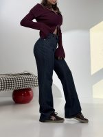 شلوار جین نیم بگ کد 102084